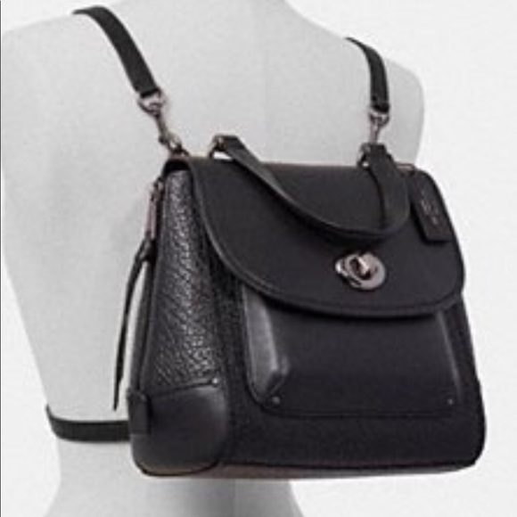 coach faye mini backpack